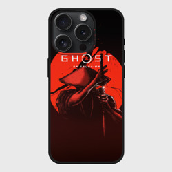 Чехол силиконовый для Apple iPhone 15 Pro матовый Ghost of Tsushima