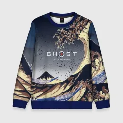 Детский свитшот 3D Ghost of Tsushima