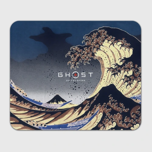 Прямоугольный коврик для мышки Ghost of Tsushima