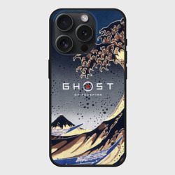 Чехол силиконовый для Apple iPhone 15 Pro матовый Ghost of Tsushima