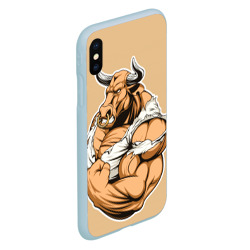 Чехол для iPhone XS Max матовый Bodybuilding B - фото 2