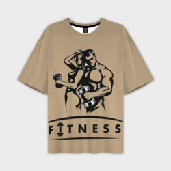 Мужская футболка oversize 3D Fitness