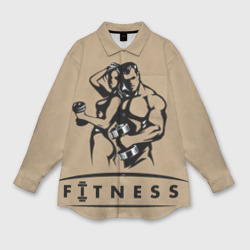 Мужская рубашка oversize 3D Fitness