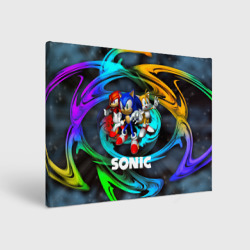 Холст прямоугольный Sonic trio