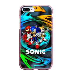 Чехол для iPhone 7Plus/8 Plus матовый Sonic trio