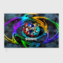 Флаг 3D Sonic trio