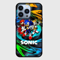 Чехол для iPhone 13 Pro Sonic trio