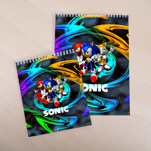 Скетчбук Sonic trio, цвет белый - фото 4