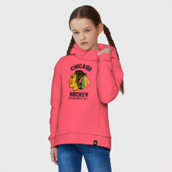 Детское худи Oversize хлопок Chicago Blackhawks NHL - фото 2