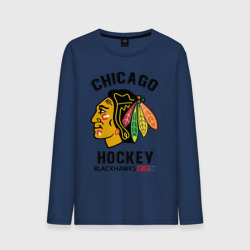 Мужской лонгслив хлопок Chicago Blackhawks NHL