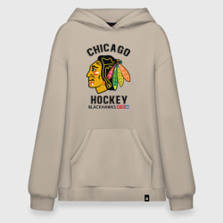 Худи SuperOversize хлопок Chicago Blackhawks NHL