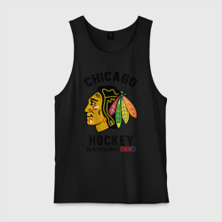 Мужская майка хлопок Chicago Blackhawks NHL