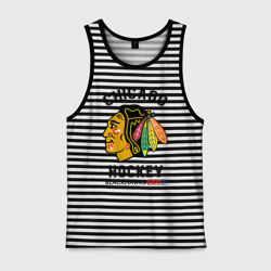 Мужская майка хлопок Chicago Blackhawks NHL