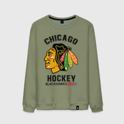 Мужской свитшот хлопок Chicago Blackhawks NHL