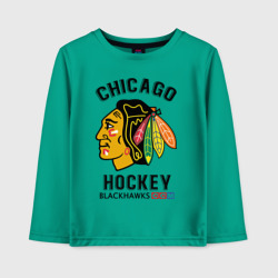 Детский лонгслив хлопок Chicago Blackhawks NHL