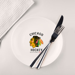 Тарелка Chicago Blackhawks NHL
