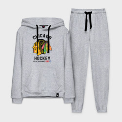 Мужской костюм хлопок с толстовкой Chicago Blackhawks NHL