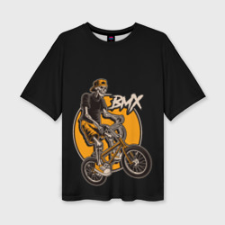 Женская футболка oversize 3D BMX