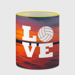 Кружка с полной запечаткой Love volleyball - фото 2