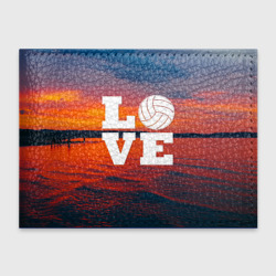 Обложка для студенческого билета Love volleyball