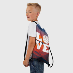 Рюкзак-мешок 3D Love volleyball - фото 2