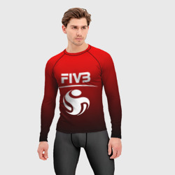 Мужской рашгард 3D FIVB волейбол - фото 2