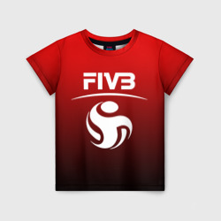 Детская футболка 3D FIVB волейбол