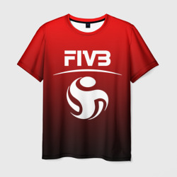 Мужская футболка 3D FIVB волейбол