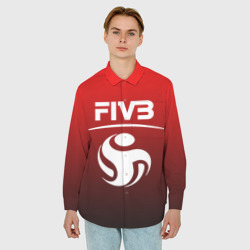 Мужская рубашка oversize 3D FIVB волейбол - фото 2