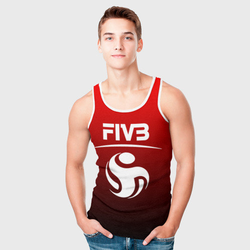 Мужская майка 3D FIVB волейбол, цвет 3D печать - фото 5