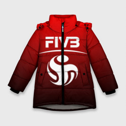 Зимняя куртка для девочек 3D FIVB ВОЛЕЙБОЛ
