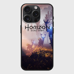 Чехол силиконовый для Apple iPhone 15 Pro матовый Horizon Zero Dawn