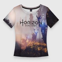 Женская футболка 3D Slim Horizon Zero Dawn