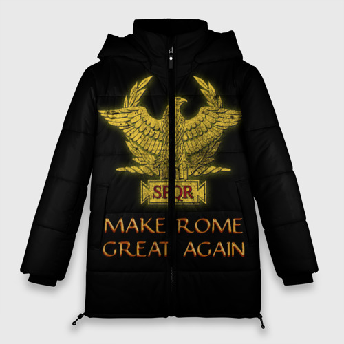 Женская зимняя куртка Oversize Great Rome, цвет черный