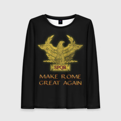 Женский лонгслив 3D Great Rome