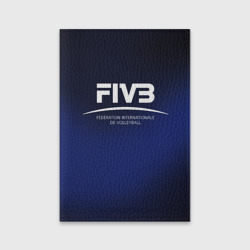 Обложка для паспорта матовая кожа FIVB Volleyball