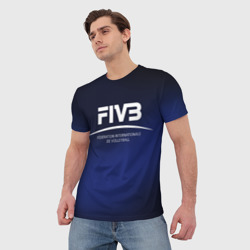 Мужская футболка 3D FIVB Volleyball - фото 2