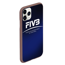 Чехол для iPhone 11 Pro матовый FIVB Volleyball - фото 2