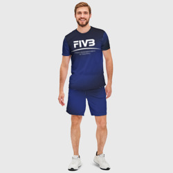 Мужской костюм с шортами 3D FIVB Volleyball - фото 2