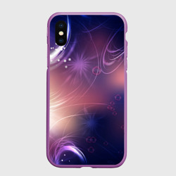 Чехол для iPhone XS Max матовый Абстракция