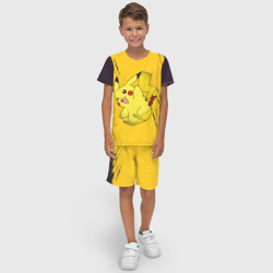 Детский костюм с шортами 3D Happy Pikachu - фото 2