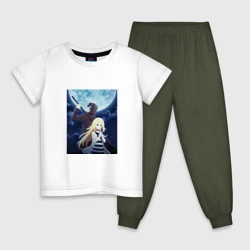 Детская пижама с белой футболкой Рейчел и Исаак - ангелы смерти