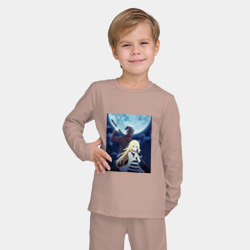 Детская пижама с лонгсливом хлопок Рейчел и Исаак - ангелы смерти - фото 2
