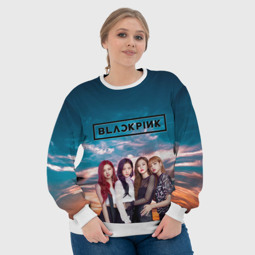 Женский свитшот 3D Blackpink, цвет 3D печать - фото 6