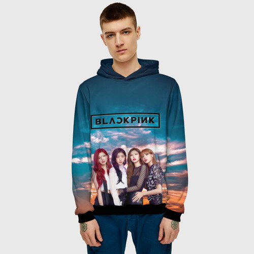 Мужская толстовка 3D Blackpink, цвет черный - фото 3