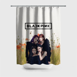 Штора 3D для ванной Blackpink