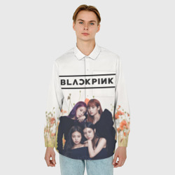 Мужская рубашка oversize 3D Blackpink - фото 2