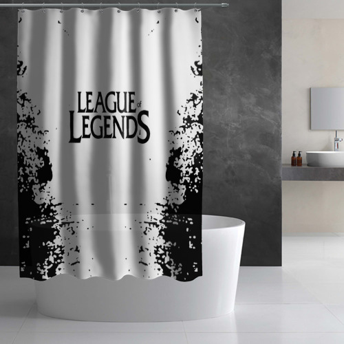 Штора 3D для ванной League of Legends - фото 2