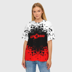 Женская футболка oversize 3D Left 4 Dead - фото 2