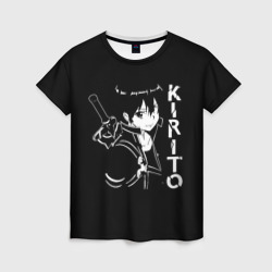 Женская футболка 3D Kirito стилизованный